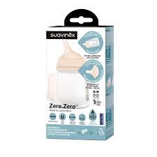 SUAVINEX BIBERÓN ANTICÓLICO ZERØ.ZERØTM. TETINA DE FLUJO BAJO. 180ML
