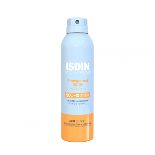 FOTOPROTECTOR ISDIN TRANSPARENT SPRAY WET SKIN SPF 50