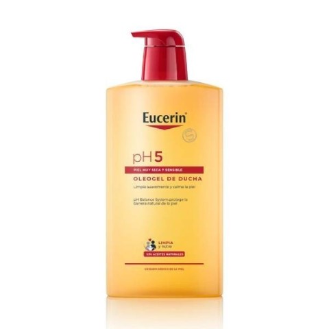 OLEOGEL DE DUCHA EUCERIN PIEL SENSIBLE PH-5 1 L