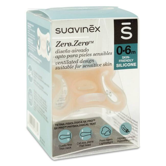 SUAVINEX CHUPETE SILICONA ZERO-ZERO SX PRO -2-2M