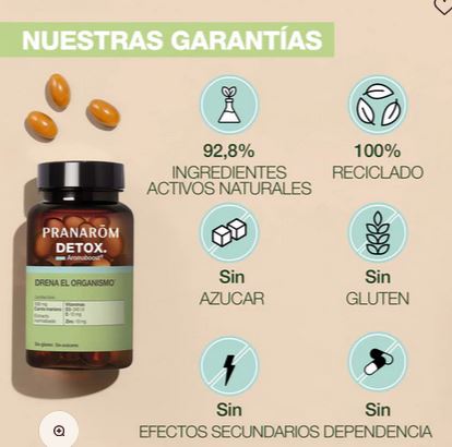 DETOX PRANAROM 60Cáps. - Imagen 2