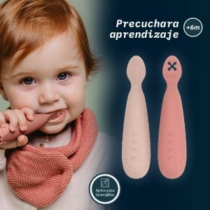 SET CUCHARAS APRENDIZAJE +6M SILICONA - Imagen 4