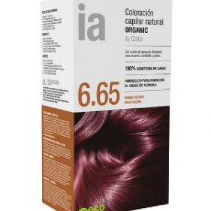 TINTE ORGÁNICO RUBIO OSCURO ROJO 6.65