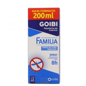 ANTIMOSQUITOS GOIBI FAMILIA 200ML MAXI FORMATO +2AÑOS