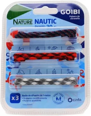 goibi pulsera citronella antimosquitos nature nautic