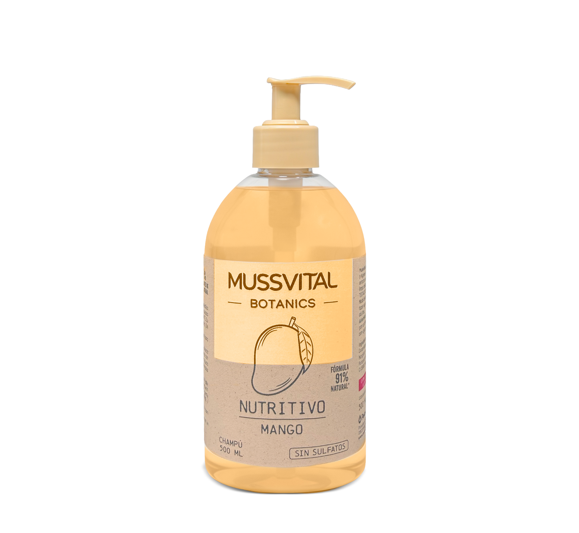 MUSSVITAL CHAMPÚ MANGO 500ML