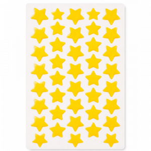 PARCHES ESTRELLAS PATCHD LAB 40U. AMARILLO